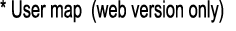 * User map (web version only)