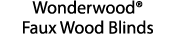 Wonderwood® Faux Wood Blinds