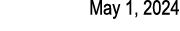May 1, 2024