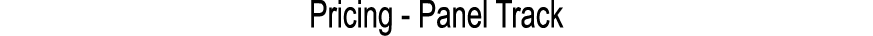 Pricing Panel Track