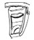 A white drawing of a cup holder. AI generated content