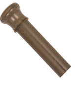 A wooden handle on a brown object. AI generated content