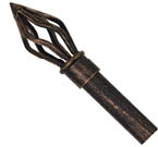 A bronze pen with a metal tip. AI generated content