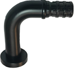 A black pipe with a black cap on it. AI generated content