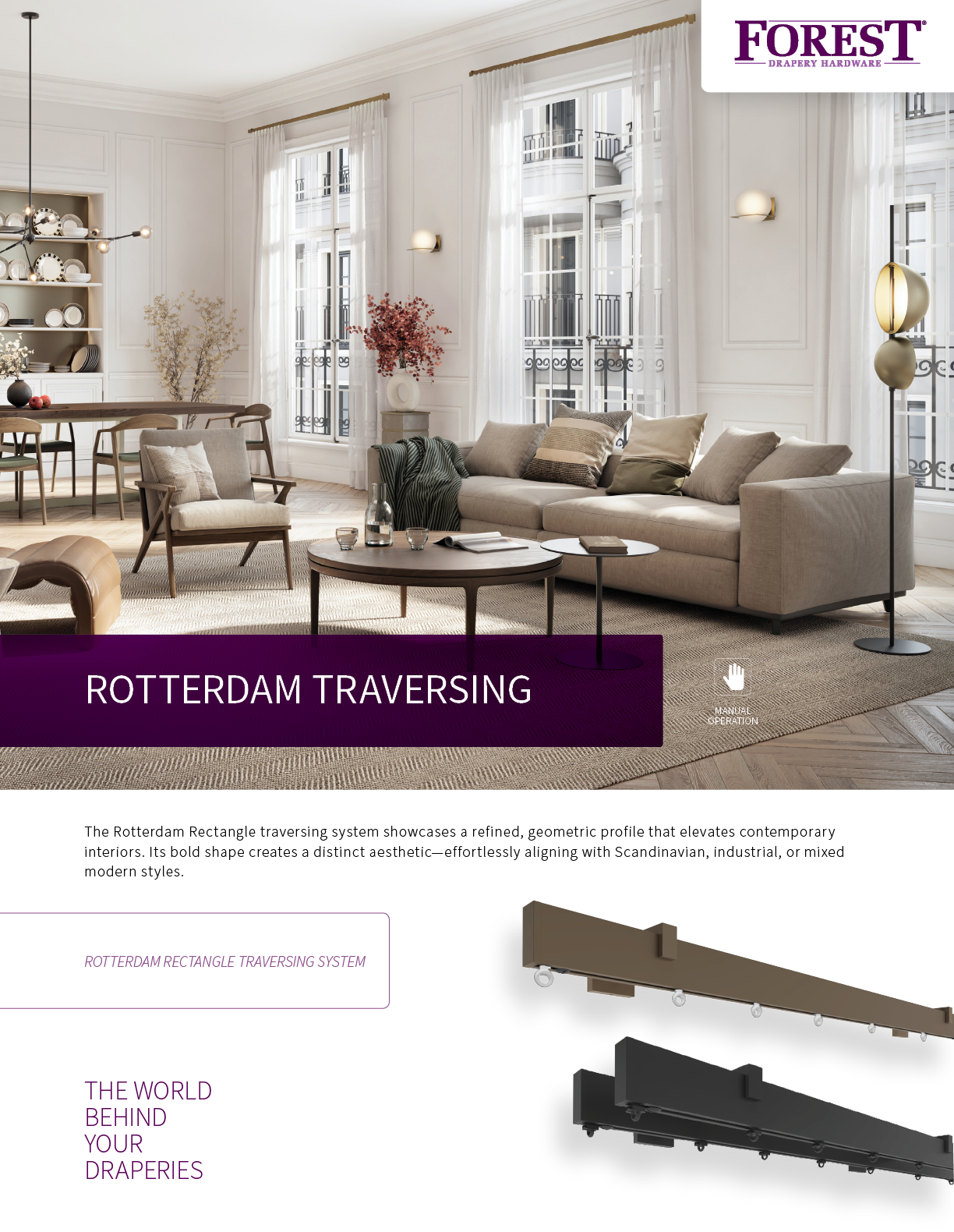 A magazine advertisement for a furniture store called Forest. The ad features a couch and a chair in a living room setting. AI generated content