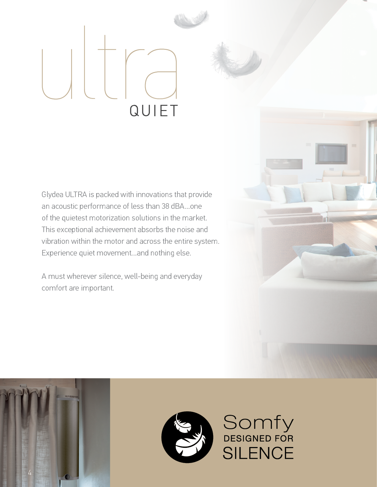 A magazine advertisement for a home with a couch, chair, and TV. AI generated content