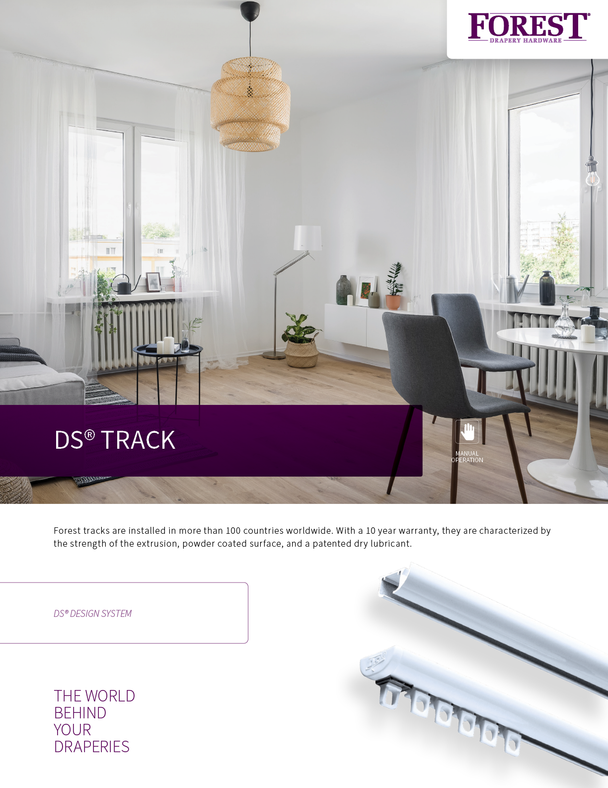A purple and white advertisement for a hair straightener. AI generated content