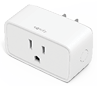 A white power outlet with a plug in it. AI generated content