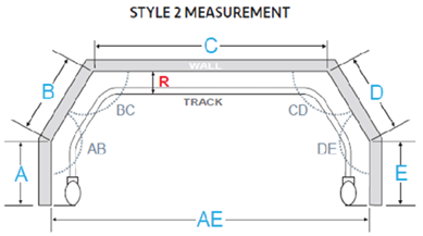 A diagram of a wall with measurements and labels. AI generated content