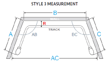 A diagram shows a wall with a track and a beam. AI generated content