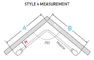 A diagram shows a style 4 measurement with a ruler and a blue line. AI generated content