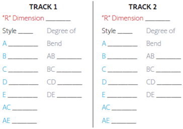 Two sheets of paper with the word “Track" written on them. AI generated content