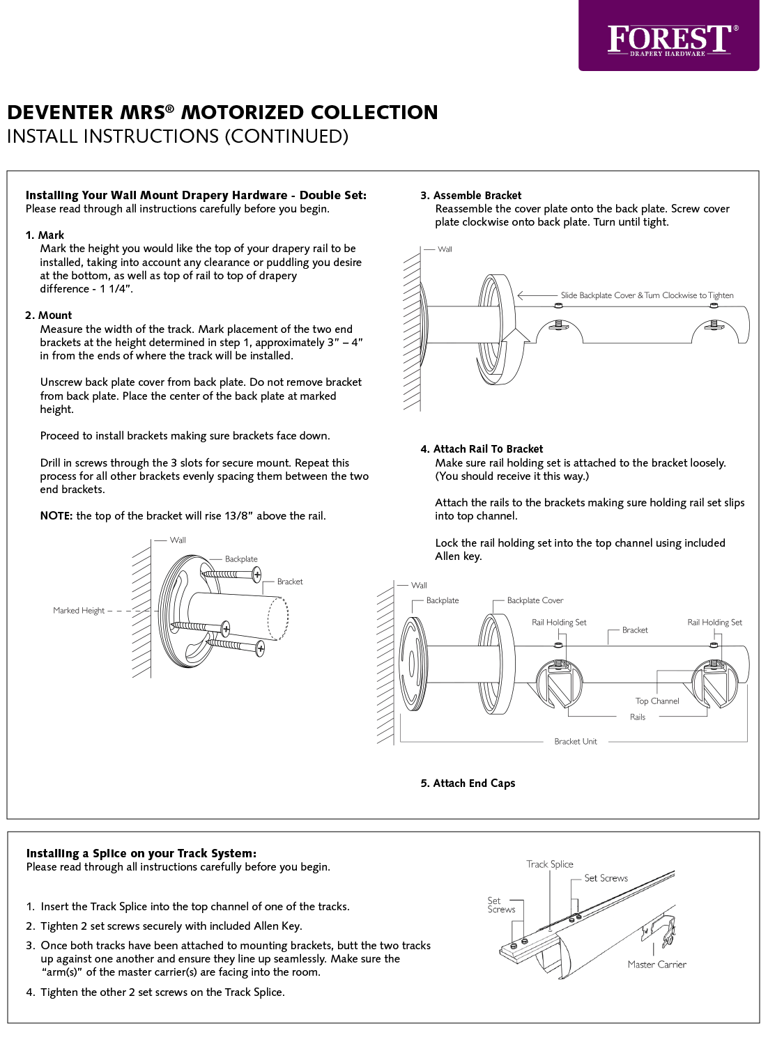 A diagram shows the installation of a motorized device. AI generated content
