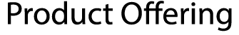 Product Offering