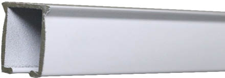 A white pipe is shown in a close-up view. AI generated content